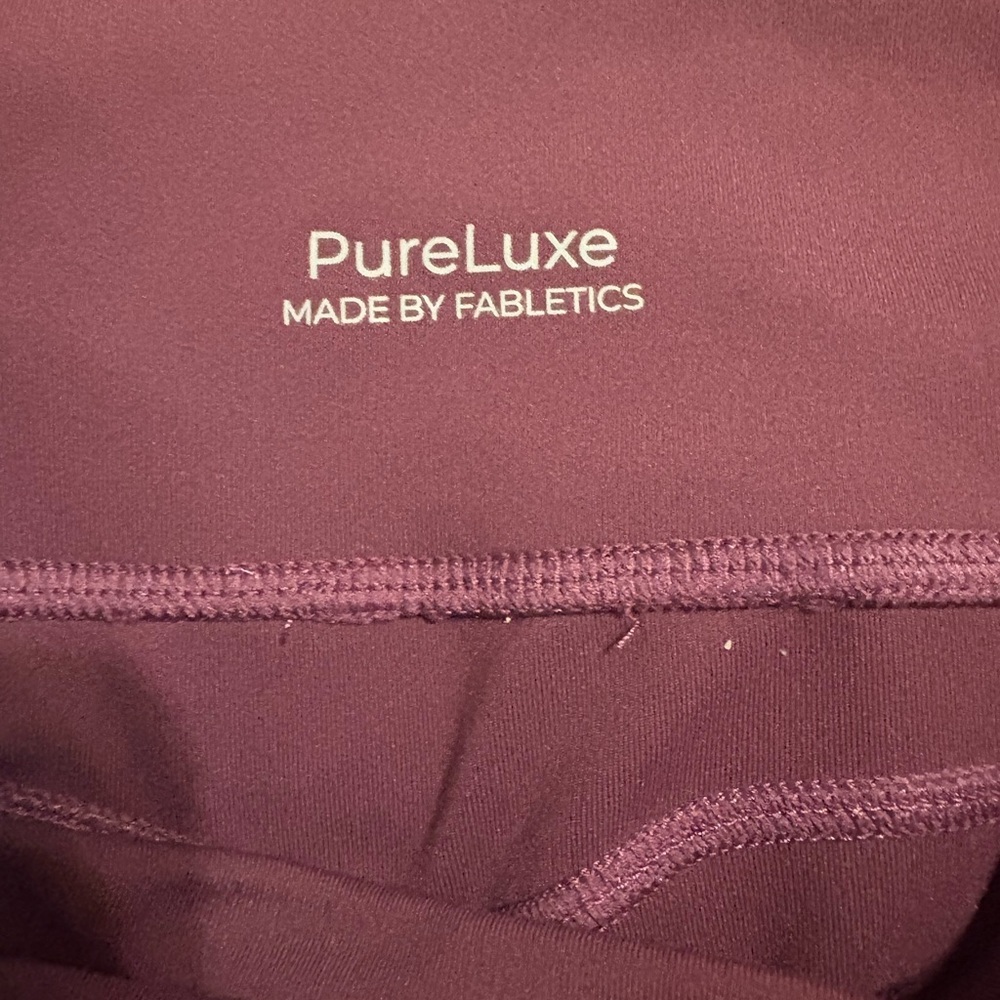 Fabletics Kids Purple Leggings - Picture 3 of 5
